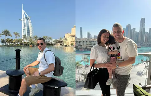 Flick, detalii inedite despre vacanța în Dubai. Ce imagini a postat. „Cu soția și minunea/ Am fost iar să vedem lumea!”