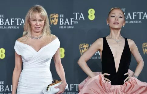 Cele mai frumoase ținute de la Gala Premiilor BAFTA. Pamela Anderson și Ariana Grande, în centrul atenției