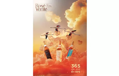 Sărbătorește Ziua Îndrăgostiților cu Rosé Verité de la Beciul Domnesc Compania