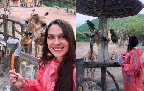 Irina Fodor a vizitat o grădină zoologică din Vietnam. Imagini spectaculoase cu animalele pe care le-a întâlnit