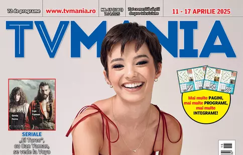 Noua ediție TVMania (7 aprilie 2025): Programele TV complete pentru 11-17 aprilie și interviu cu Karina Jianu, protagonista „Ana, mi-ai fost scrisă în ADN