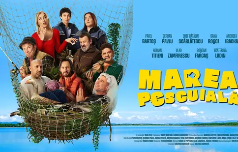 Comedia „Marea Pescuială” ajunge în cinematografe. Chef Cătălin Scărlătescu își face debutul în actorie