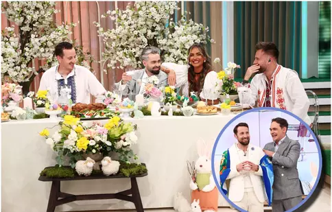 „Super Neatza cu Răzvan și Dani”, ediție specială de Paște. Ce surprize au pregătit matinalii Răzvan, Dani și întreaga gașcă veselă