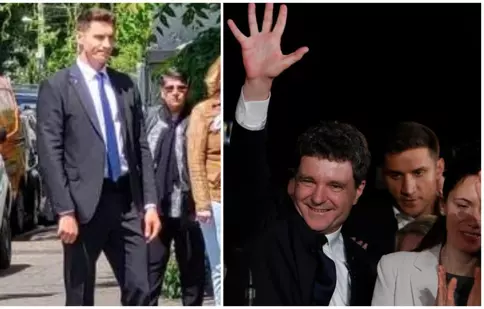 Cine este agentul SPP care a făcut furori după ce a apărut alături de Nicușor Dan. Cum au reacționat internauții când l-au văzut