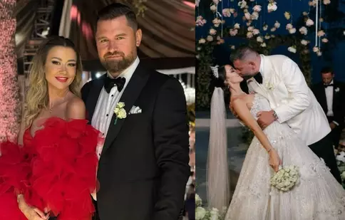 Denisa Tănase și Mircea Brânzei, nași la o nuntă de lux în Liban. O româncă s-a măritat cu un milionar stabilit în Dubai