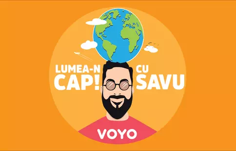 Seria documentară „Lumea-n cap! cu Savu” este disponibilă pe VOYO! Miza proiectului este o activitate caritabilă