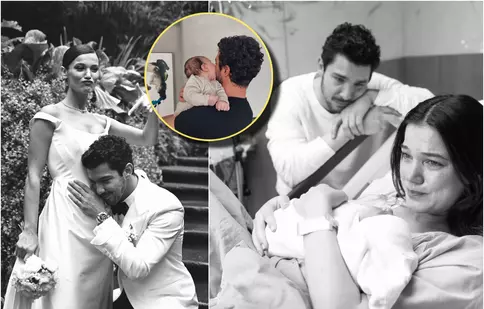 Pınar Deniz, primele poze cu fața bebelușului! Emoție și tandrețe alături de Kaan Yıldırım și fiul lor