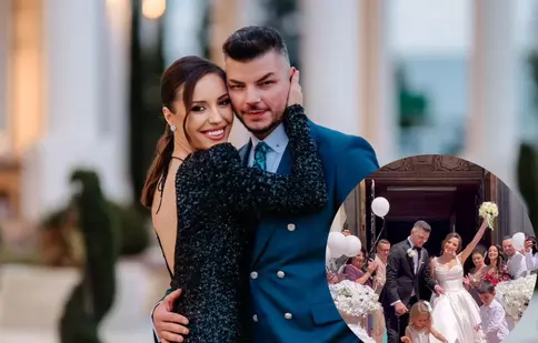 Roxana Ghiorghian și Valentin Luca s-au căsătorit religios. Imagini spectaculoase de la nuntă. Mireasa a îmbrăcat două rochii
