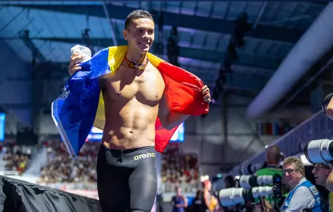 Reacția lui David Popovici. „Am concurat cu mine și am triumfat”. Sportivul a câștigat medalia de aur la 100 de metri la Mondialele din Singapore