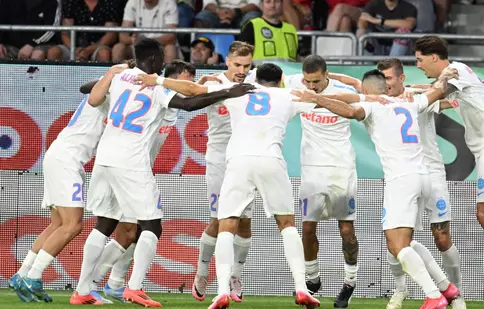 Cine transmite meciul dintre FCSB și Inter d'Escalades. În partida de la București, FCSB s-a impus cu 3-1
