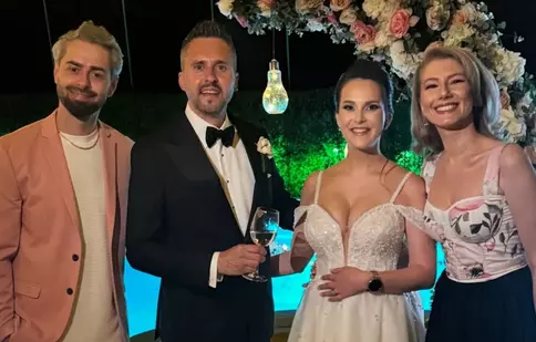 Imagini de la nunta lui Marian Duță, de la „Neatza cu Răzvan și Dani”. Cum au arătat mirii și vedetele invitate la eveniment