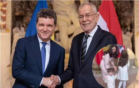 Nicușor Dan, în vizită oficială în Austria. Prima Doamnă a României, Mirabela Grădinaru, și fiul lor cel mic au atras toate privirile
