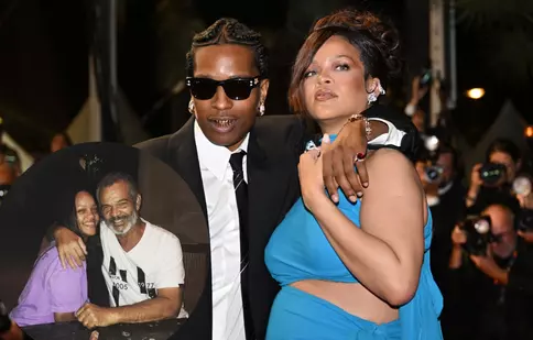 Rihanna, la înmormântarea tatălui ei. Însărcinată în ultimul trimestru, artista i-a avut alături pe A$AP Rocky și copiii lor