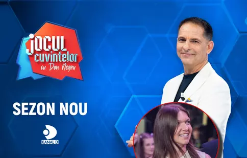Dan Negru revine cu un nou sezon din „Jocul cuvintelor”. Ce surprize pregătește și când începe emisiunea la Kanal D