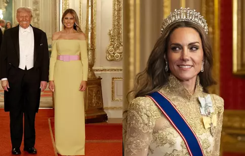 Duel stilistic la banchetul de la Castelul Windsor: Melania Trump versus Kate Middleton. Cine a primit laudele criticilor