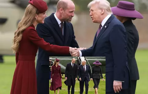 Kate Middleton și Prințul William l-au întâmpinat oficial pe Donald și Melania Trump la Windsor Castle