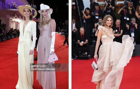 Când filmul întâlnește couture: rochiile Elena Perseil care rescriu regulile eleganței la Veneția