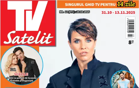 TV Satelit 22/2025: Ana Ularu, gazda noului show „Trădătorii”, de la PRO TV. Ghid TV complet 31 octombrie – 13 noiembrie