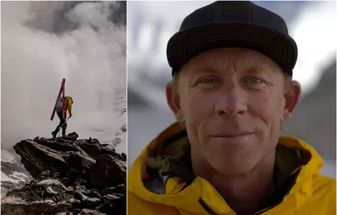 Jim Morrison intră în istorie: prima coborâre pe schiuri pe partea nordică a Everestului, documentată de National Geographic