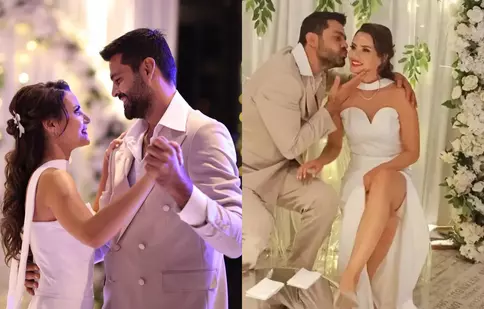 Actorii Erkan Meriç și Yağmur Öztürk s-au logodit. Imagini de la petrecerea exclusivistă