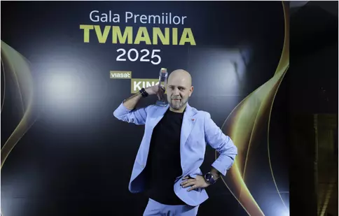 Cosmin Seleși, premiat la Gala TVMania 2025: „Este o onoare! Mulțumesc echipei mele fantastice”