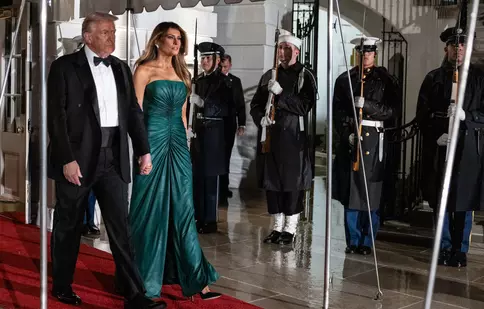 Melania Trump, o nouă lecție de stil la Casa Albă. Prima Doamnă a furat toate privirile la vizita prințul moștenitor Mohammed bin Salman