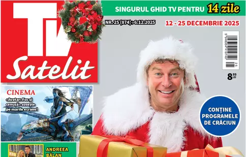 TV Satelit, numărul special de Crăciun: Pavel Bartoș, Andreea Bălan, finala Vocea României și maratonul de filme al sezonului