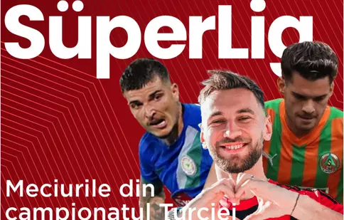 Super Lig, Campionatul Turciei, se vede exclusiv în România pe Prima Sport și Prima Play. Programul meciurilor