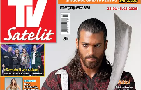 TV Satelit nr. 02/2026 apare pe 17 ianuarie: Can Yaman este noul „Sandokan”, plus ghid TV complet pentru 14 zile
