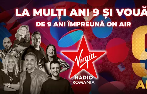 Virgin Radio împlinește 9 ani. Oana Tache: „Am rămas fideli în a susține artiștii locali care au ceva de spus”