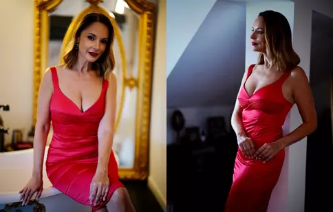 Andreea Marin, apariție incendiară într-o rochie roșie mulată! Cât costă piesa care a făcut furori pe internet