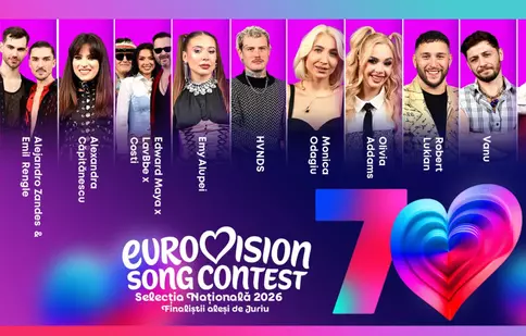 Eurovision România 2026: Cine sunt cei 10 finaliști ai Selecției Naționale. Alejandro Zandes & Emil Rengle și Alexandra Căpitănescu, printre nume. Lista completă