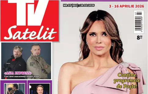 Magda Pălimariu, lecție de viață pe coperta noului număr TV Satelit. Ghidul tău complet pentru programele de Paște!