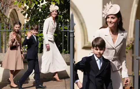 Kate Middleton și Prințesa Charlotte, lecție de stil la slujba de Paște! Detaliul de pe geanta Prințesei care a atras toate privirile