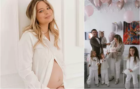 Laura Cosoi și Cosmin Curticăpean vor avea tot o fetiță! „Aș vrea să opresc timpul în loc!”. Imaginile de la gender reveal au devenit virale