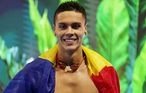 David Popovici este din nou „rege” la Roma! Românul a cucerit medalia de aur la 100 de metri liber și a stabilit un nou record