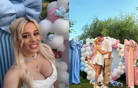 Anisia Gafton și Florin Serghei au dezvăluit sexul bebelușului chiar de 1 Iunie. Imagini emoționante de la petrecere