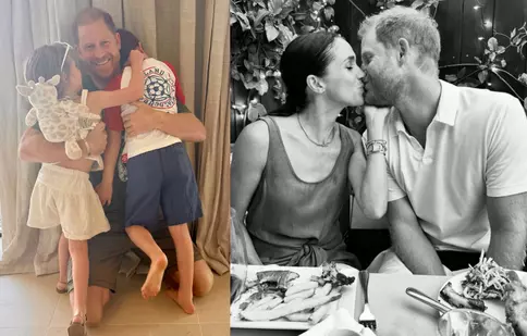 Prințul Harry, imagine rară alături de copiii lui. Mesajul emoționant transmis de Meghan Markle de Ziua Tatălui