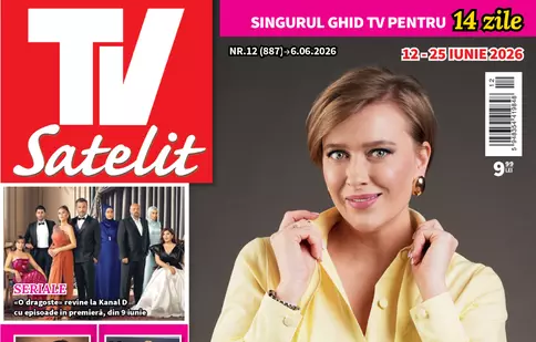 A apărut revista TV Satelit din 6 iunie 2026! Alexandra Tudor aduce spectacolul Mondialului de fotbal la Antena 1