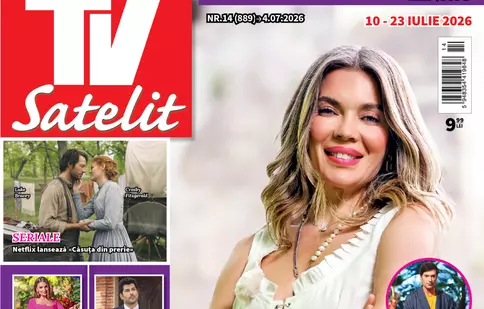 Noul număr TV Satelit! Gina Pistol este vedeta copertei, iar revista aduce programul TV pentru următoarele 14 zile