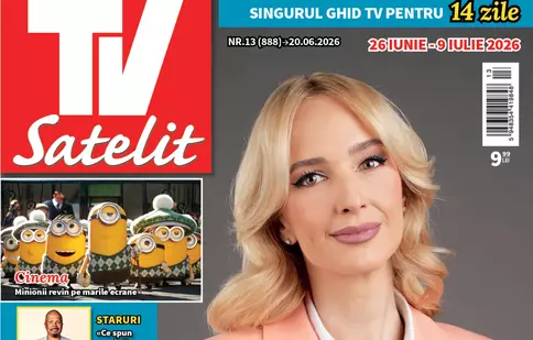 A apărut noul număr TV Satelit! Teodora Tompea este vedeta copertei, iar în revistă găsești programul TV pentru următoarele 14 zile