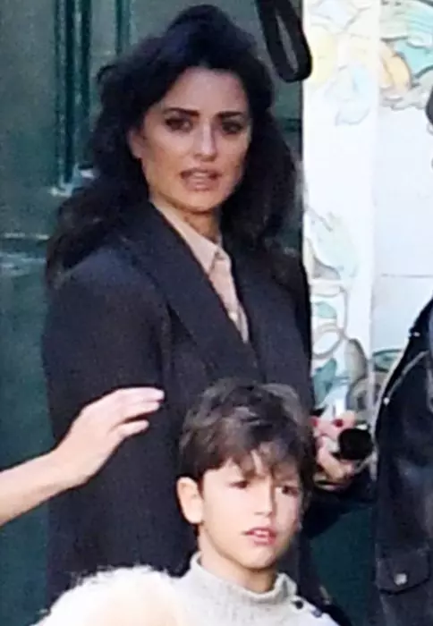 Penelope Cruz si fiul ei, Leo