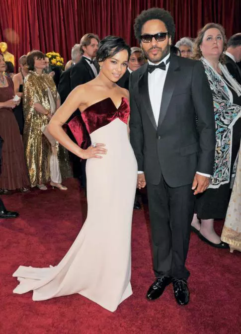 Lennie Kravitz (51) & Zoe (26)