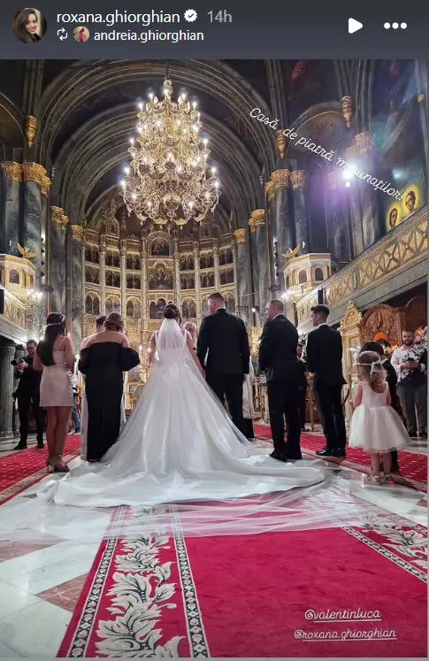 Roxana Ghiorghian și Valentin Luca s-au căsătorit religios  (6)