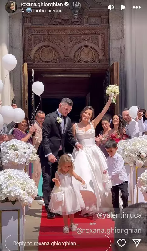 Roxana Ghiorghian și Valentin Luca s-au căsătorit religios  (5)