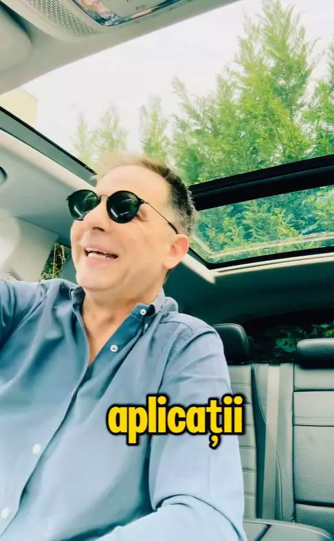dan negru in masina