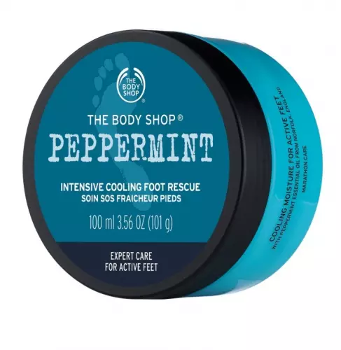 Tratament pentru picioare, The Body Shop, Peppermint Intensive Foot Rescue, 42 lei