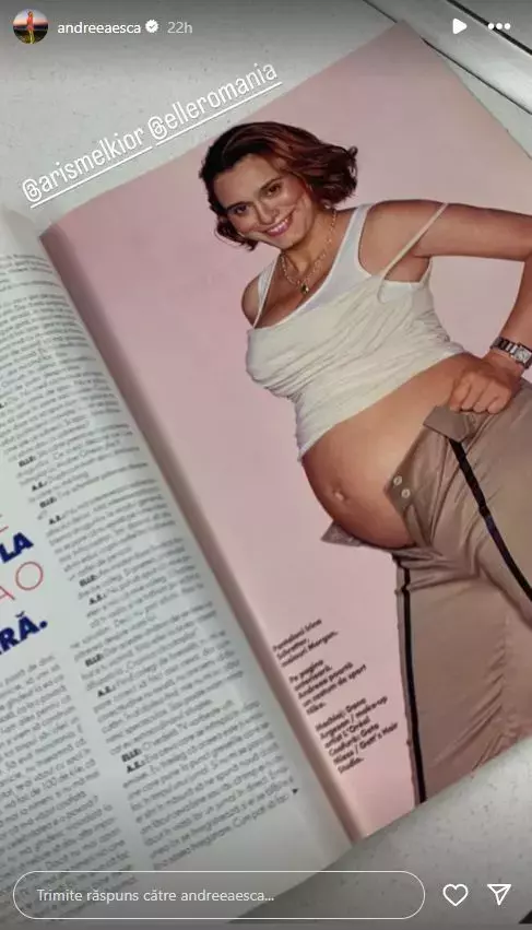 andreea-esca-imagini-de-cand-era-insarcinata-cu-fiul-ei-2