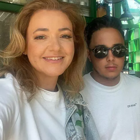 CRISTINA BATLAN si fiul ei