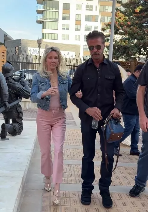 Lorenzo Lamas and Heather Locklear attend The Brave & Rescued Awards in Los Angeles, CA